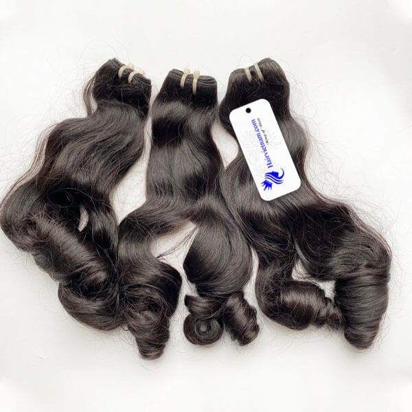 Bouncy Curly Hair Human Hair Weave 3 Bundles