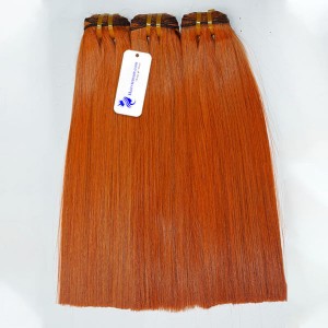 Straight hair Orange Hair Weave Bundles