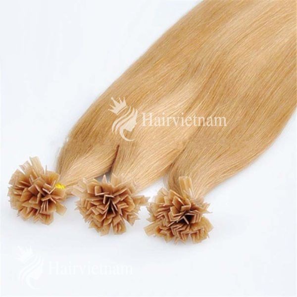 V - Tip Hair Extensions Blonde color