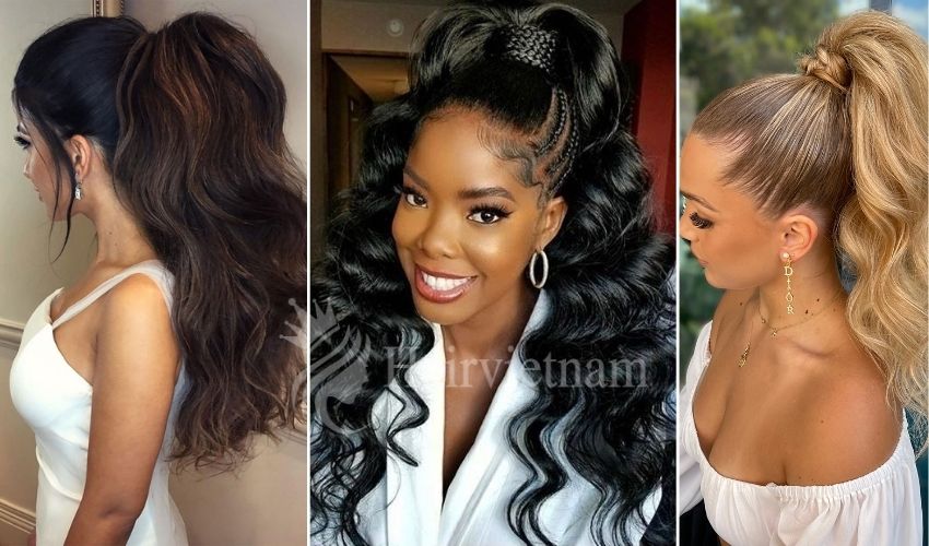 Voluminous High Weave Ponytail
