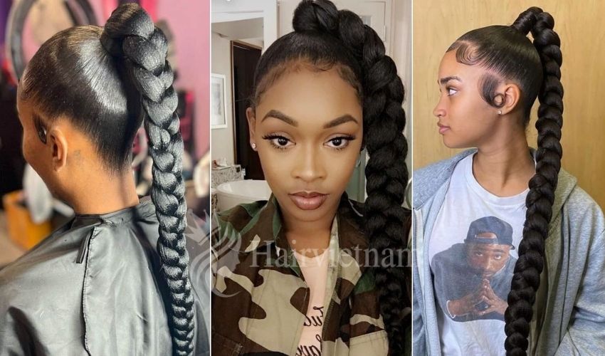 Braided Weave Ponytail