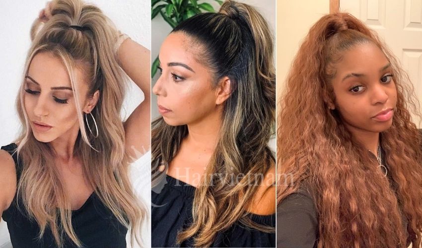 Half-Up Weave Ponytail