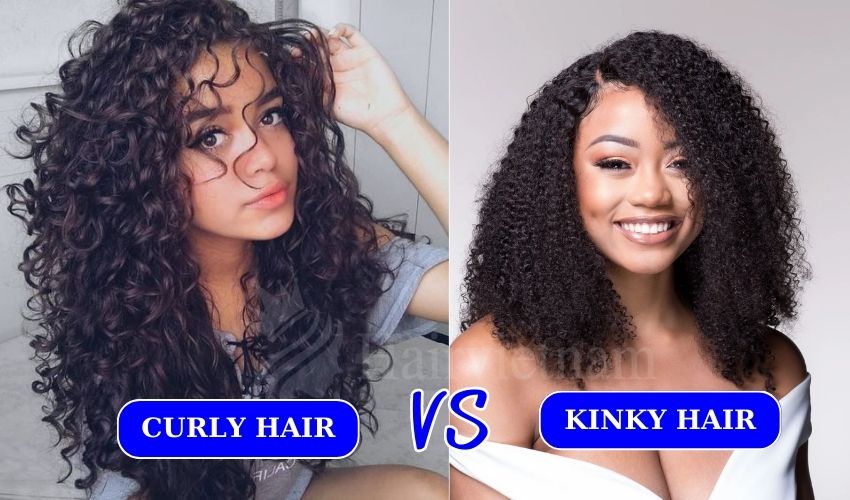 kinky vs curly hair