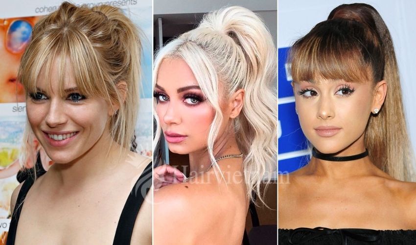 Ponytail with Bangs
