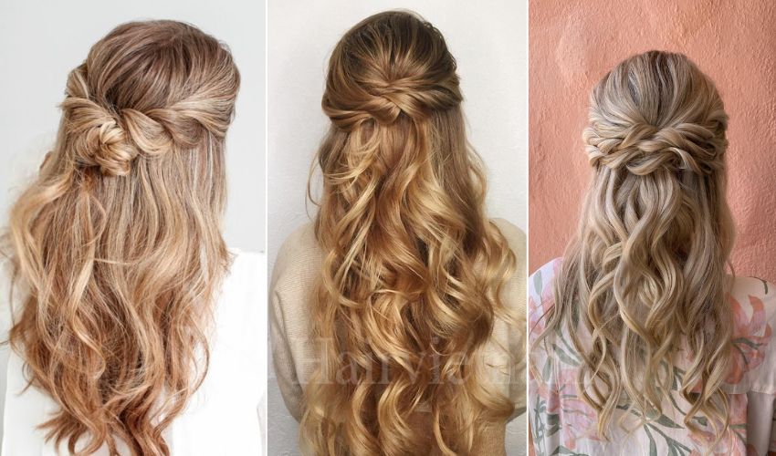 Twisted Half Updo