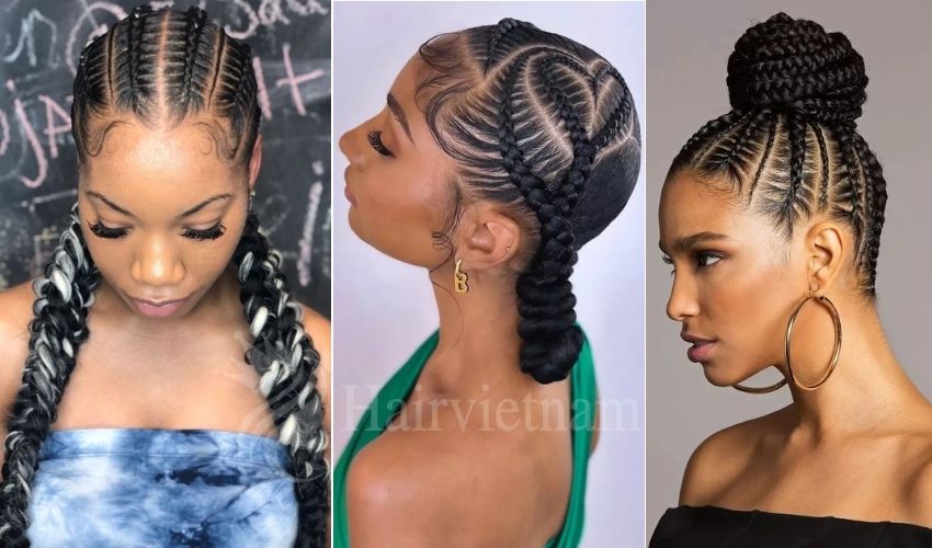 Cornrows with Extensions