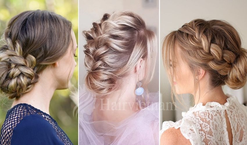 French Braid Updo