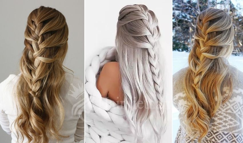 Half-Up French Braid