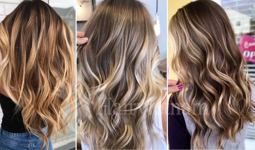 Sun-kissed hair