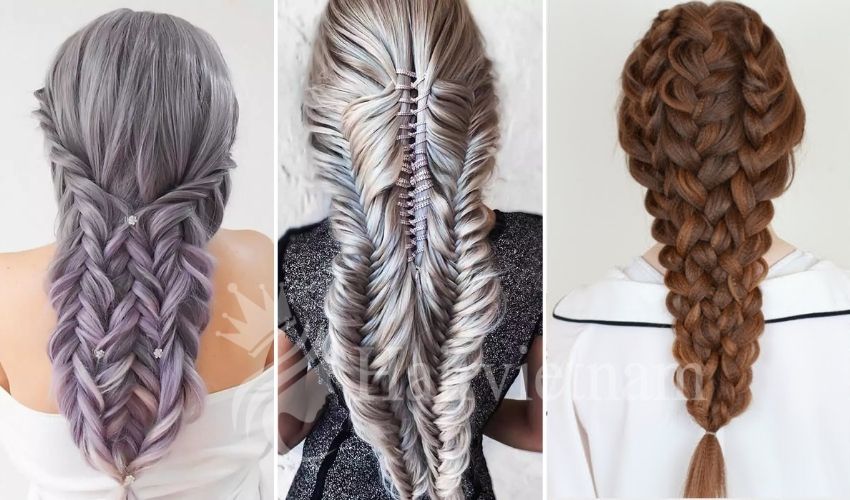 Triple Fishtail Braid