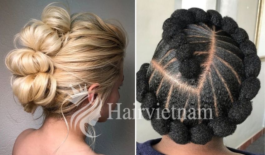 Bubble Braids Updo