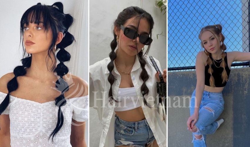 Bubble Braids Hairstyles