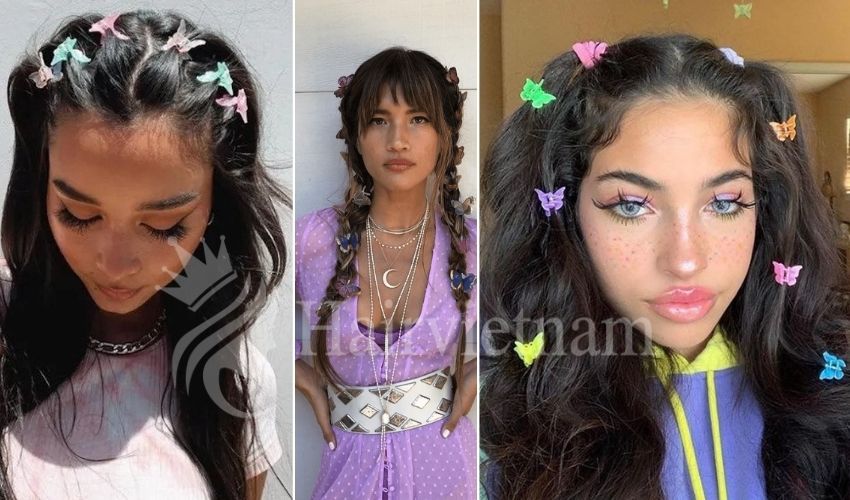 Butterfly Clips Hairstyles