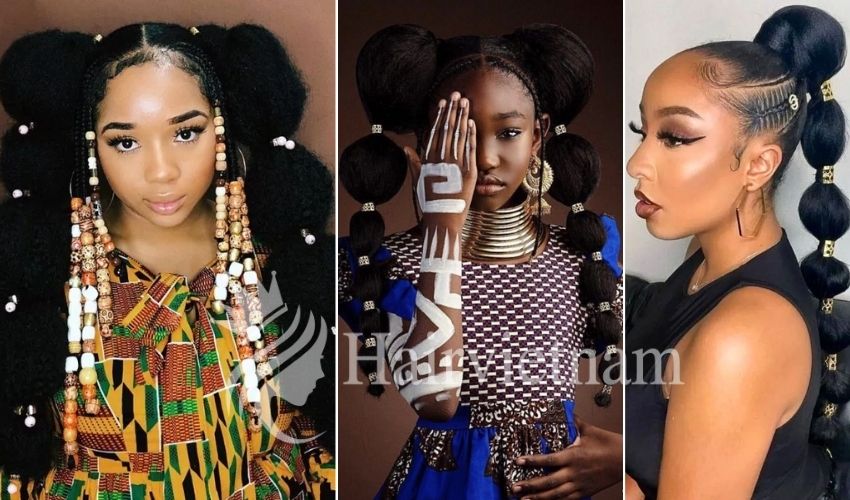 Fulani Bubble Braids