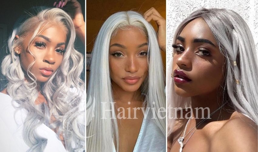 White Hair For Dark Skin