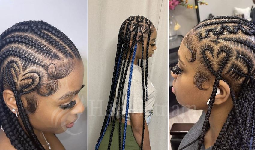 Heart Braid Hairstyle