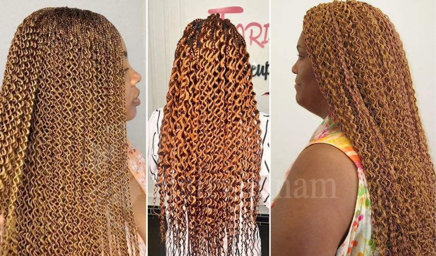 Nigerian Watermelon Braids Hairstyle