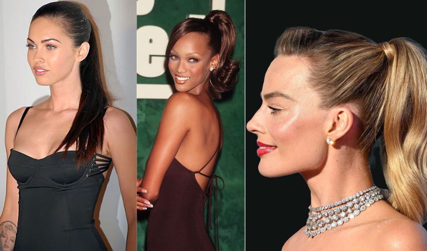 Ponytail For Diamond Face Shape