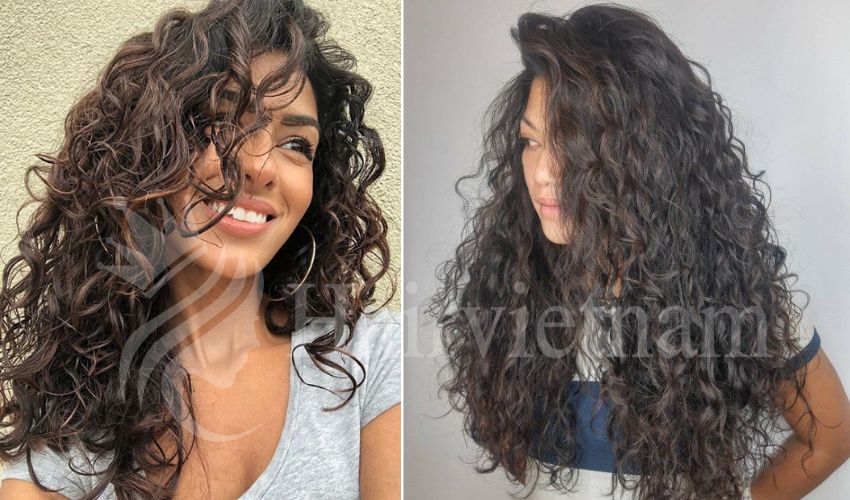 Layered Curly Long Hair