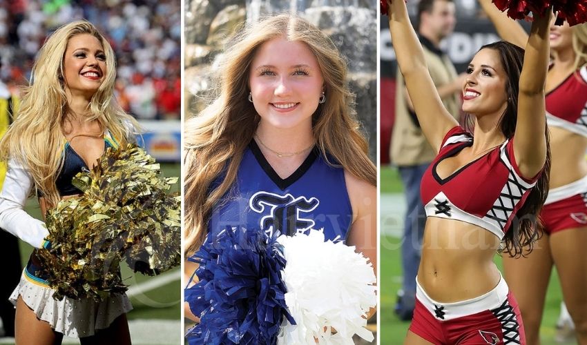 Long Hair Cheerleader Hairstyles