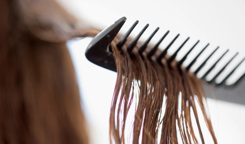 Shine it up with a comb.