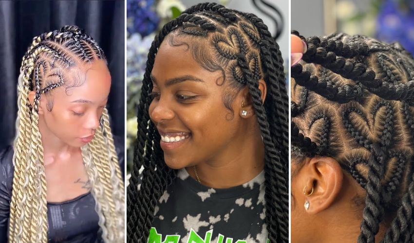 Twists Braids with Heart