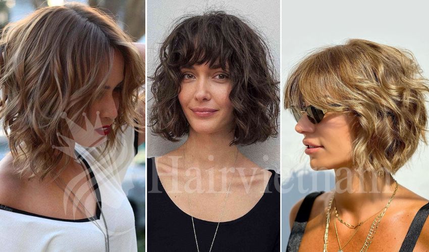Wavy Short Layered Hair