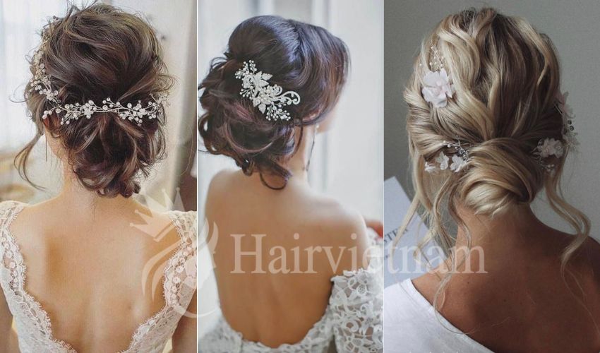 Knotted Bun Wedding