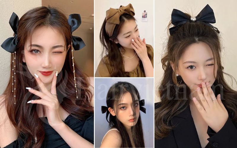 Korean Hairstyles with Bows