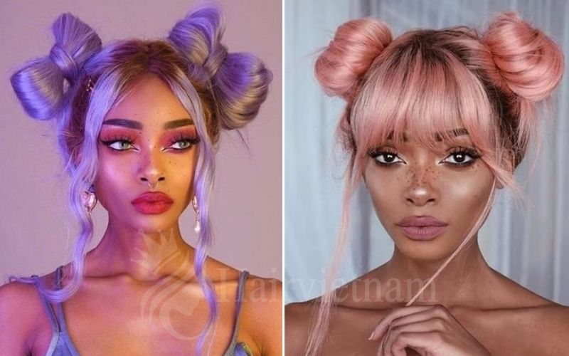 Space Buns Hairstyle