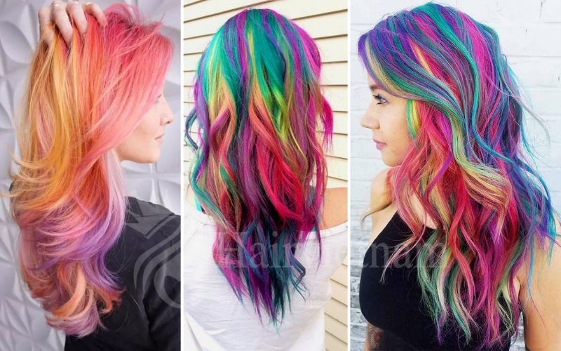 Rainbow Hair Layers