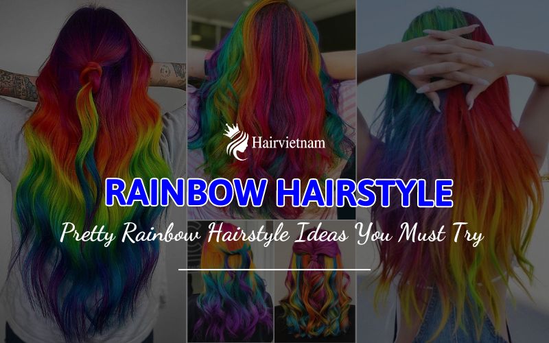  Rainbow Hairstyle Ideas