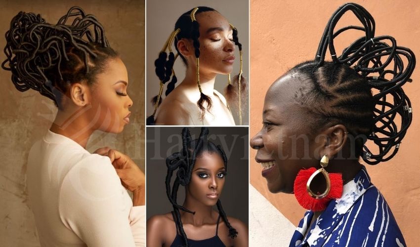 African Thread Hairstyles
