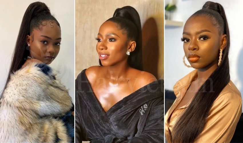 Nigerian Sleek High Ponytail