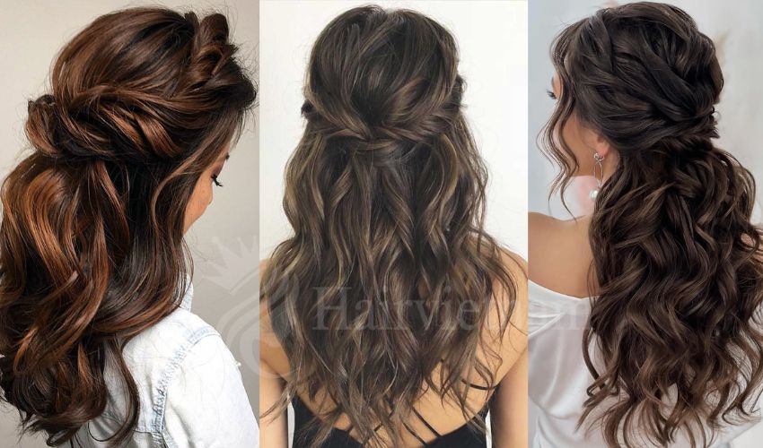 Twisted updo and down do