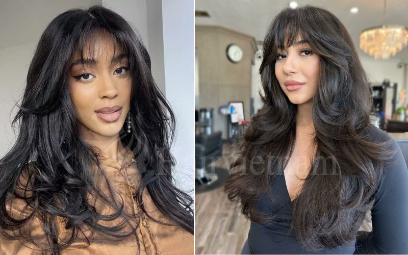 Butterfly Cut with Fringe