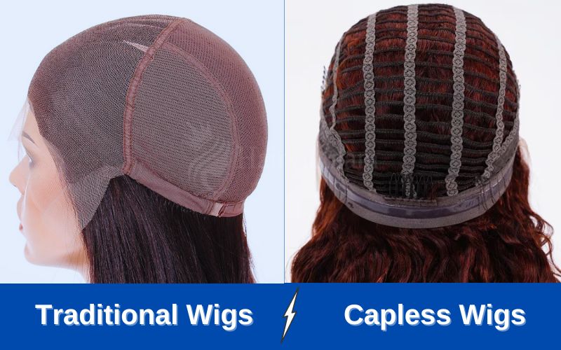 Difference Between Capless Wigs and Traditional Wigs