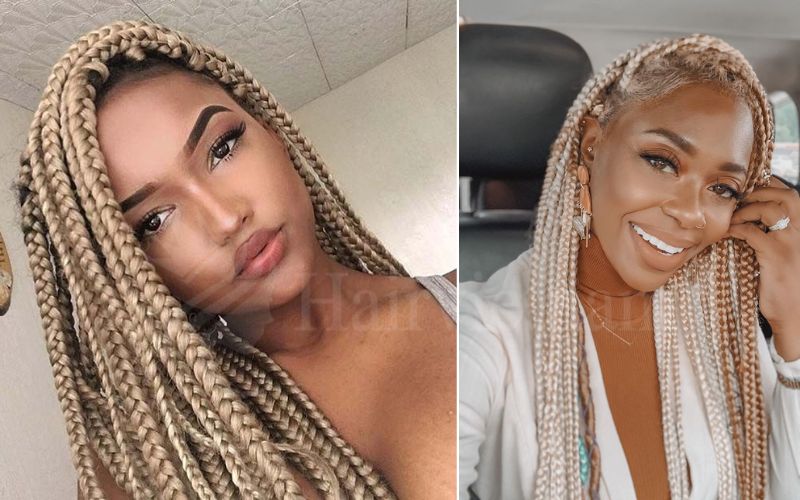 Blonde Box Braids