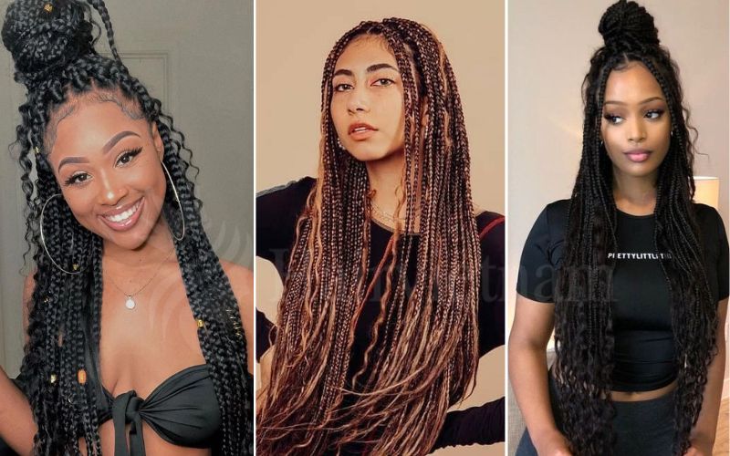 Bohemian Box Braids