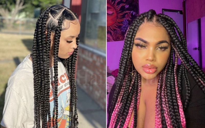 Large Box Braids