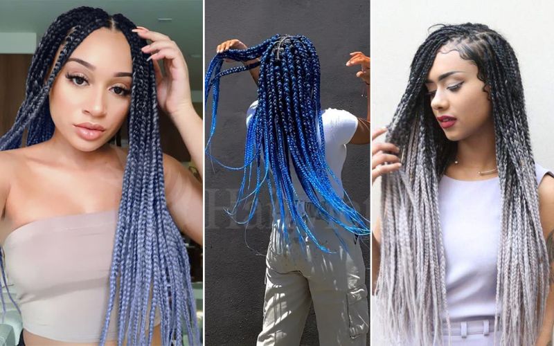 Ombre Box Braids