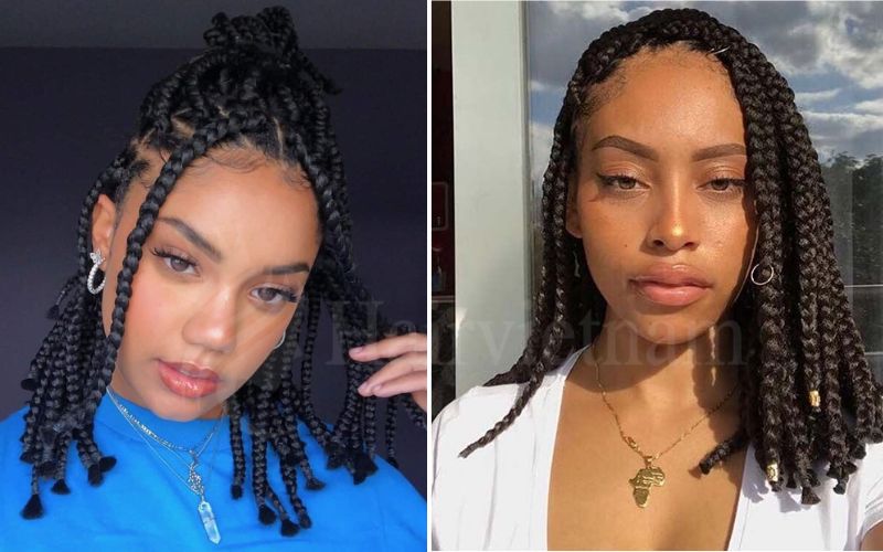 Short Box Braids