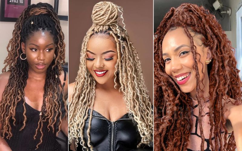 Bohemian Goddess Faux Locs