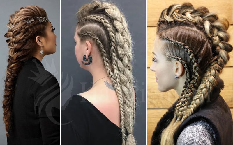 Mohawk with Fishtail Braid