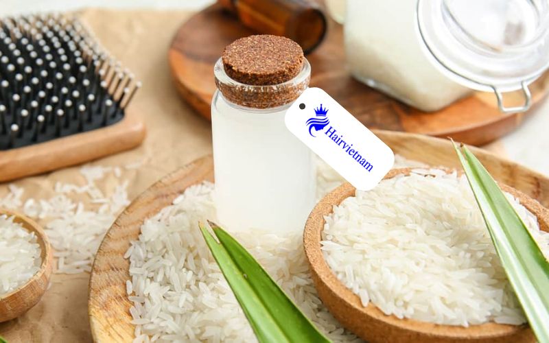 Using Rice Water Rinse