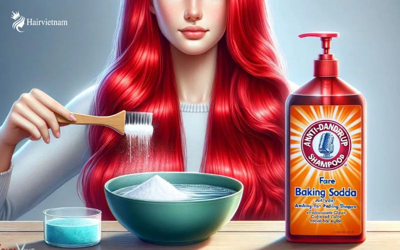 Baking Soda and Anti-Dandruff Shampoo
