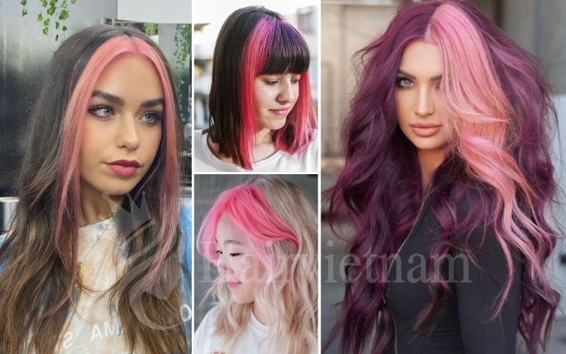 Pink Skunk Hairstyle