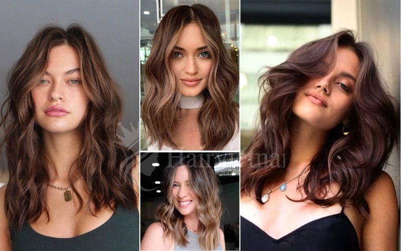 Medium Length Hairstyles Wavy Hair